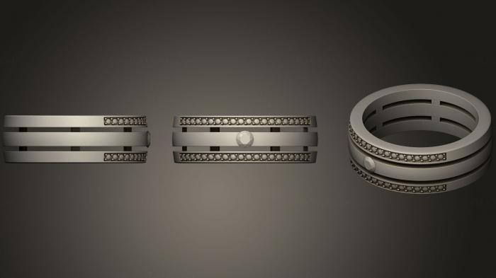 نموذج ثلاثي الأبعاد لآلة CNC خواتم مجوهرات خاتم 160